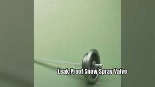 Πράσινη εορταστική διακόσμηση Eco Snow Snow Spray Valve Seakproof