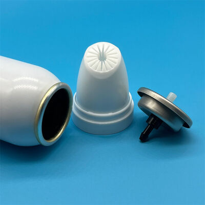 Ελαφριά μινιμαλιστική μούσα μαλλιών Aerosol Accessory για σύγχρονη αισθητική μάρκας με απρόσκοπτο σχεδιασμό ενεργοποιητή Monobloc