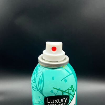 Βαλβίδα ψεκασμού ξηρού σαμπουάν με σταθερό ρυθμό ροής, ομοιόμορφη απόδοση διασποράς και ακροφύσιο εξαιρετικά λεπτής ομίχλης για απορρόφηση λιπαρότητας