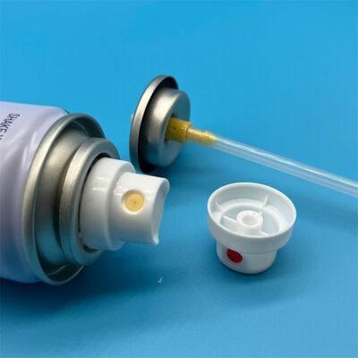 Αεροσόλ βαλβίδας ξηρού σαμπουάν ακριβείας με φουσκωτή ομίχλης εξαιρετικά λεπτής ποιότητας για απόδοση χωρίς υπολείμματα και λειτουργία 360°