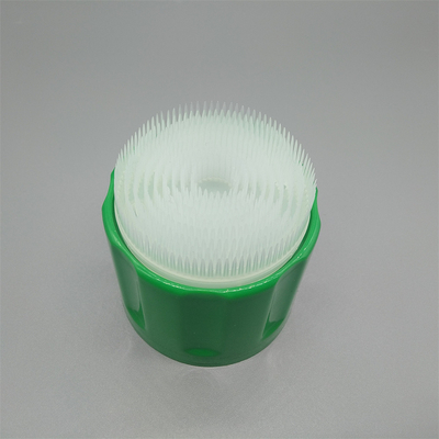 Foam Cleaner Brush Cap with Integrated Dispensing & Scrubbing System for Surface Cleaners
