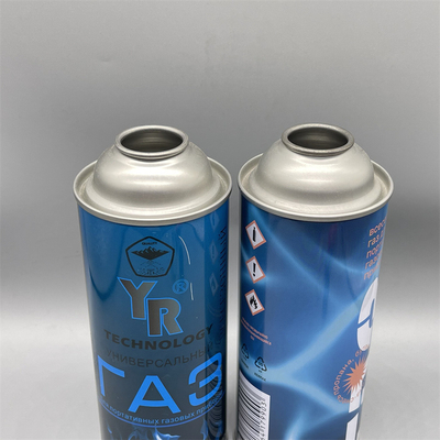 Χονδρικό 220g 227g 65x158mm φυσίγγιο αερίου βουτανίου κενό δοχείο αερίου βουτανίου με βαλβίδα για ταξίδι κάμπινγκ BBQ