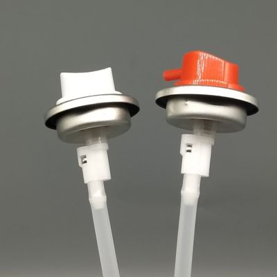 Εργονομική βαλβίδα αεροζόλ 360 μοιρών με ενεργοποιητή για σπρέι καθαρισμού και λίπανσης πολλαπλών χρήσεων με διανομή σε οποιαδήποτε γωνία