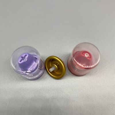 Βαλβίδα αλουμινίου ανεστραμμένου αερολύματος για ψεκασμό μαλλιών για συσκευασία καλλυντικού αφρού