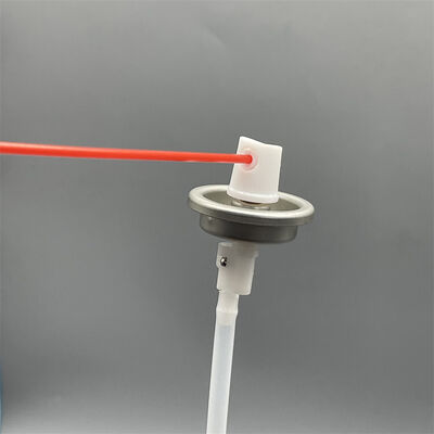 Βαλβίδα ψεκασμού αερολύματος 360 γωνιών για οικιακές και βιομηχανικές κονσέρβες ψεκασμού αυτοκινήτων