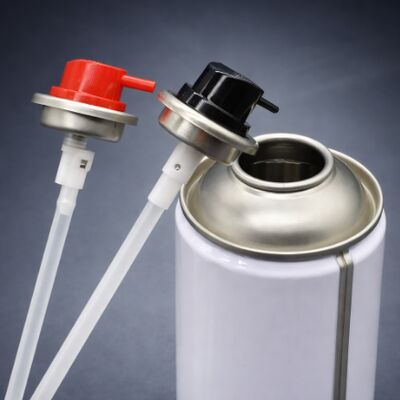 Valve Aerosol Metal Tinplate 1 Inch cho Phun Đa Vị Trí 360° Theo Mọi Hướng